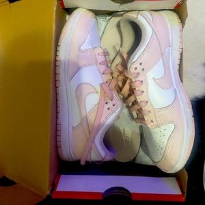 CORAL PINK DUNK LOWS